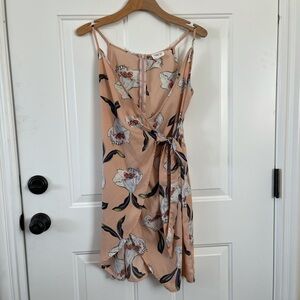 Sienna sky floral wrap dress